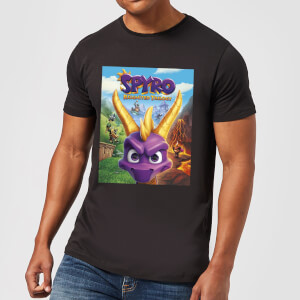 Spyro Face Scene Men's T-Shirt - Black
