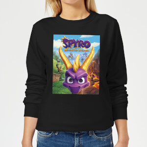 Spyro Face Scene Women's Sweatshirt - Black