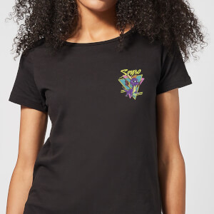 Spyro Retro Pocket Women's T-Shirt - Black