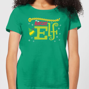 Elf Angry Elf Women's Christmas T-Shirt - Kelly Green