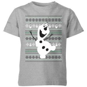 Disney Frozen Olaf Dancing Kids' Christmas T-Shirt - Grey