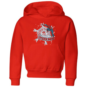 Marvel Spider-Man Kids' Christmas Hoodie - Red