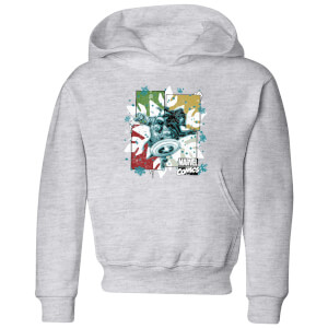 Marvel Black Widow Captain America Kids' Christmas Hoodie - Grey