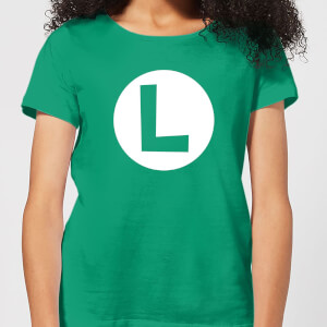 Nintendo Super Mario Luigi Logo Women's T-Shirt - Kelly Green