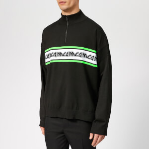 McQ Alexander McQueen Men's Technical Half Zip Track Top - Darkest Black