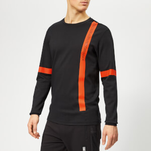 Calvin Klein Performance Men's Long Sleeve T-Shirt - CK Black/Cherry Tomato
