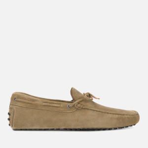 Tod's Men's Gommino Lace Up Driving Shoes - Dark Olive