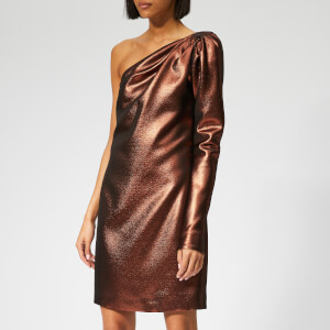 Victoria, Victoria Beckham Women's One Shoulder Twist Dress - Copper