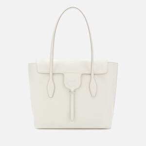 Tod's Women's Medium Handle Tote Bag - White