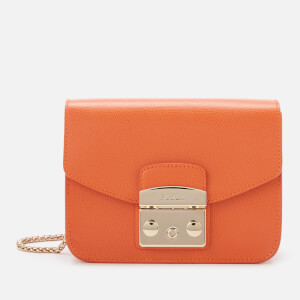 Furla Women's Metropolis Mini Cross Body Bag - Mandarin
