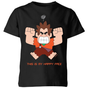 Wreck it Ralph This Is My Happy Face Kids' T-Shirt - Black