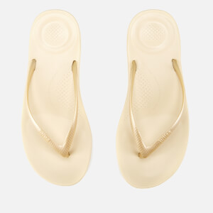 FitFlop Women's iQushion Flip Flops - Gold
