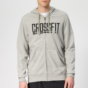 Reebok Men's Crossfit Zip Hoodie - Grey Heather
