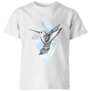 Barlena Hummingbird Kids' T-Shirt - White