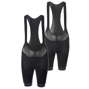 Ale Cycling Women  Bib Short Solid Traguardo Black/Pink Fluo Size S|BRAND NEW 
