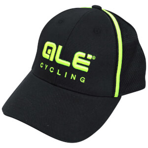 Alé Podio 2.0 Cap - Black/Fluo Yellow