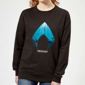 Aquaman Deep Women's Sweatshirt - Black