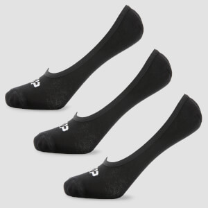 MP Men's Essentials Invisible Socks - สีดำ (3 Pack)