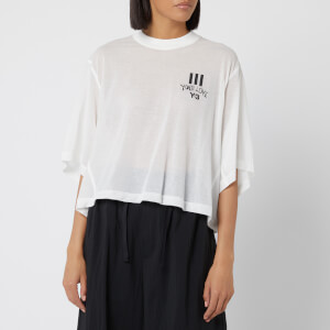 Y-3 Women's Yohji Love Sheer Short Sleeve T-Shirt - Core White