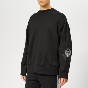 Y-3 Men's Yohji Skull Crew Neck Sweatshirt - Black