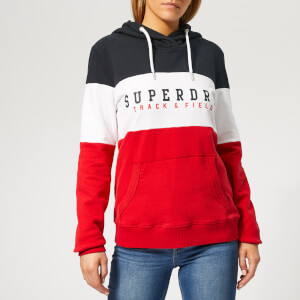 Superdry Women's Track & Field Lite Cb Hoody - Primary Red