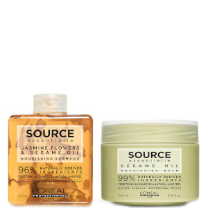 Duo de Shampoo e Bálsamo para Cabelo Source Essentielle para Cabelo Seco da L'Oréal Professionnel