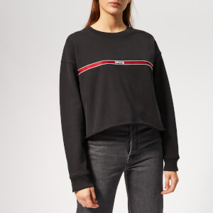 levi's graphic raw cut crew