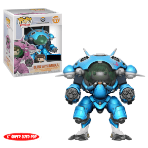 Overwatch D.Va with Mecha Blueberry 6-Inch EXC Pop! Vinyl Figure