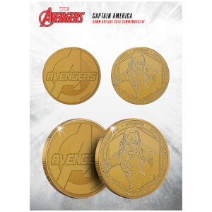 Marvel Captain America Collectable Evergreen Commemorative Coin
