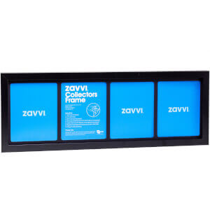 3D Black Collectors Frame with Black Mount 20x60cm