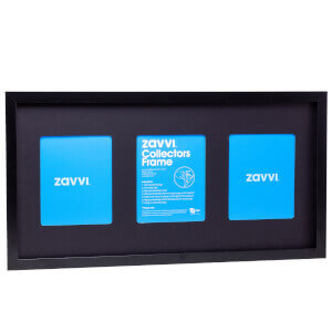 3D Black Collectors Frame with Black Mount 30x60cm