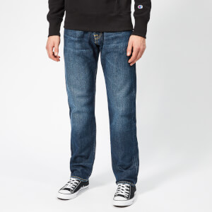 Edwin Men's ED-55 Regular Tapered Rainbow Selvedge Denim Jeans - Hikaru Wash
