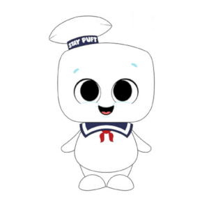 Ghostbusters Stay Puft Supercute! Plush