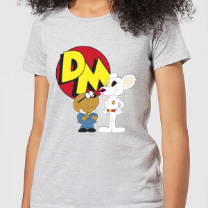 Danger Mouse DM And Penfold Women's T-Shirt - Grey