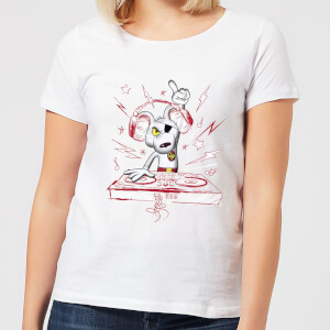 Danger Mouse DJ Women's T-Shirt - White