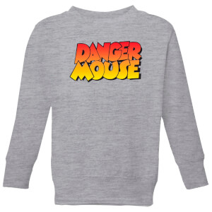 Danger Mouse Colour Logo Kids' Sweatshirt - Grey