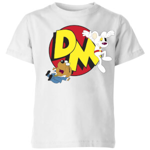 Danger Mouse Run! Kids' T-Shirt - White