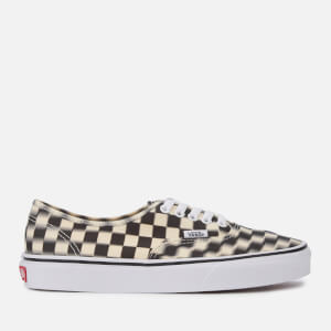 Vans Blur Check Authentic Trainers - Black/Classic White