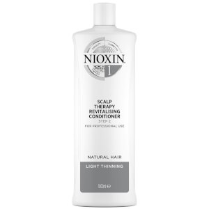 NIOXIN 3-Part System 1 Scalp Therapy Revitalizing Conditioner for Natural Hair with Light Thinning 1000ml