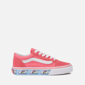 Vans Kids' Unicorn Old Skool Trainers - Strawberry Pink/True White