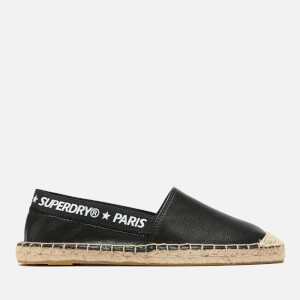 Superdry Women's Erin Elastic Espadrilles - Black/Optic