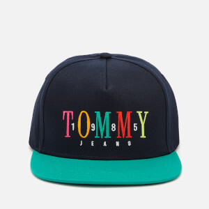 Tommy Hilfiger Men's Embroidered Cap - Black Iris/Green