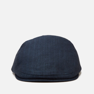 Ted Baker Men's Ricepud Linen Herringbone Cap - Navy