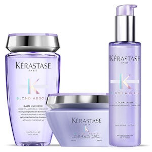 Kérastase Blond Absolu Ultra Violet Shampoo, Treatment and Masque Trio
