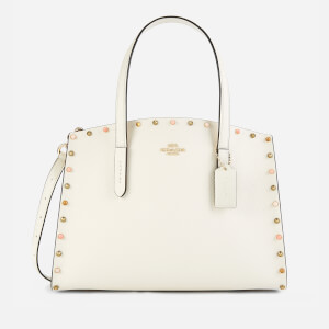 Coach Women's Resin Border Rivets Charlie Carryall - Chalk