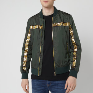 Versace Collection Men's Bomber Jacket - Dark Green
