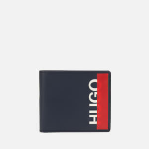 HUGO Men's Roteliebe Leather Wallet - Dark Blue