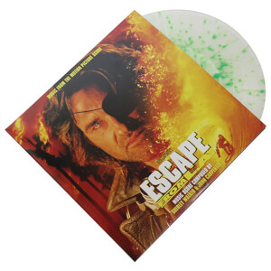 Shirley Walker & John Carpenter: Escape from L.A. - Music from the Motion Picture Score (Limited Test Tube Clear with Plutoxin Virus Green Splatter Vinyl Edition) 2xLP