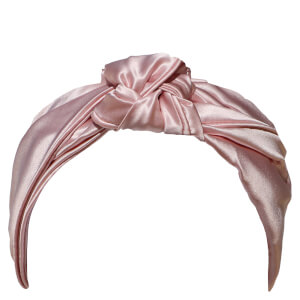 Slip Silk Knot Headband - Pink