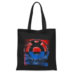 Ei8htball Messy Stencil Logo Tote Bag - Black